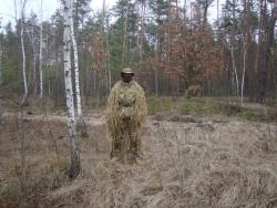 Маскировочная сеть "Багбер" может одеваться на плечи